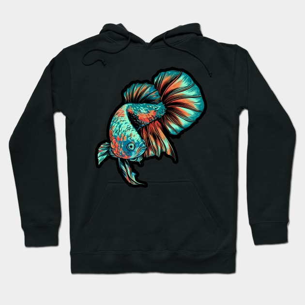 HMPK Tail Siamese fighting fish Hoodie by CupangMania